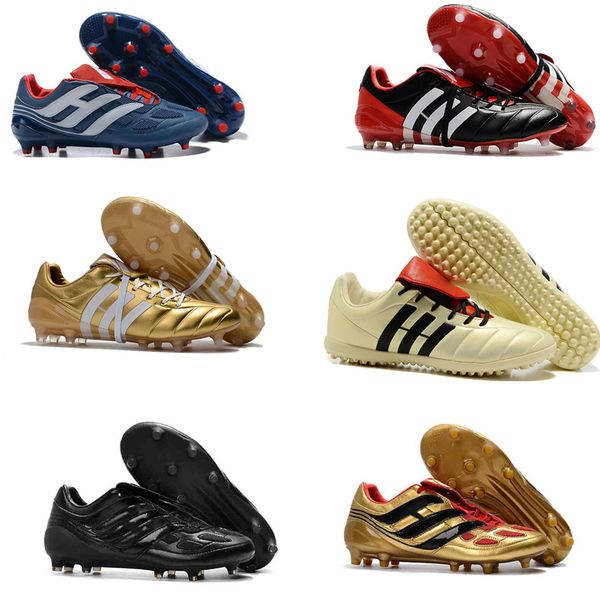 

mens soccer cleats predator precision tf ic turf football boots predator mania champagne fg indoor soccer shoes hot