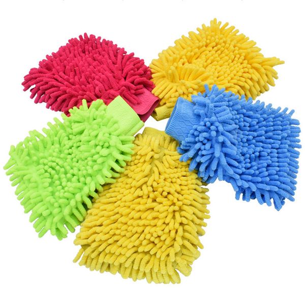 

microfibre car cleaning wash glove mitten car wash mitt microfiber (ss-wt10