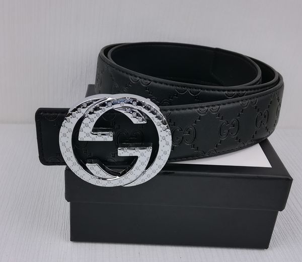 

роскошные ремни дизайнеры ремни для мужчин большая пряжка ремень мужской целомудрие ремни топ мода мужской кожаный ремень оптом 3,8 см беспл, Black;brown