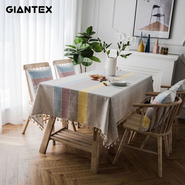 

table cloth cotton linen lace tassel tablecloth rectangular tablecloths dining table cover obrus tafelkleed mantel mesa nappe