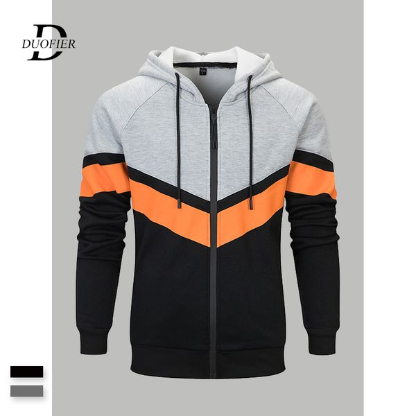 

mens bomber jackets hooded casual zipper solid patchwork autumn male slim fit baseball outwear coats hip hop streetwear us size, Black;brown