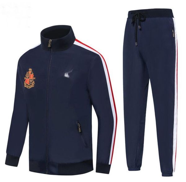 

men's tracksuits polo men leisure sport suit luxury men's sportswear brand hoodies hip hop jogger set cool sweatshirt sudaderas ho, Gray