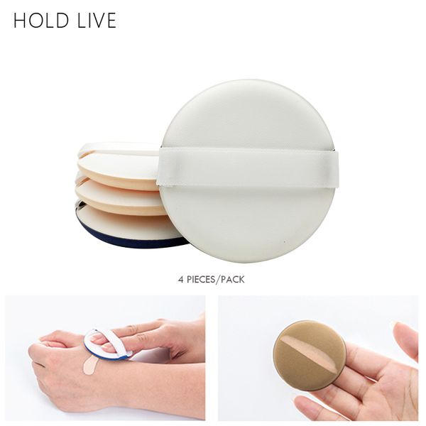 

hold live 4pcs/lot air cushion puff makeup sponge for bb cc cream contour facial smooth wet dry make up beauty tools gift