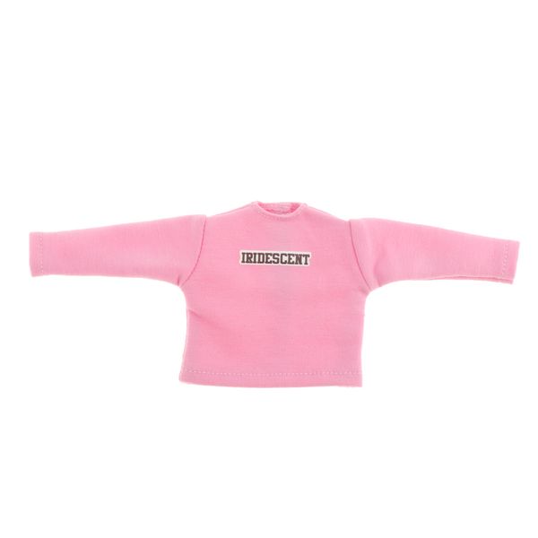 

printing yellow pink long sleeve hoodie for blythe doll t-shirt accessories