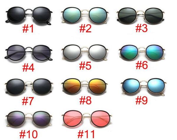 

designer sunglasses for men and women metal round frame glasses retro sunglasses european and american men sun glasses fashion glasses, White;black