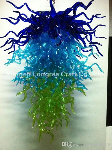 

c46-art decorative handmade blown murano style glass chandelier pendant italy design modern led decorative crystal chandelier light for home