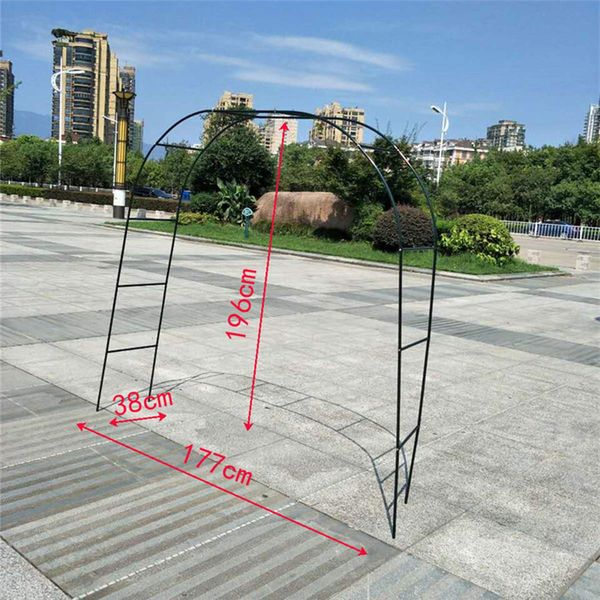 

black metal arch upright base pole stand display set bridal prom wedding party garden floral decoration party supplies