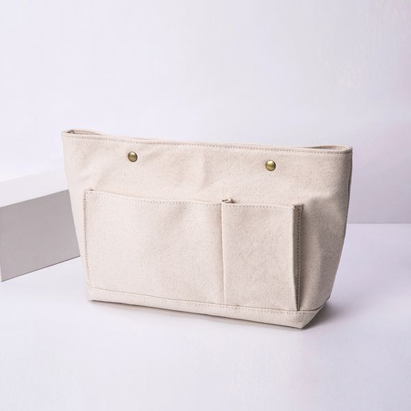

multifunctional finishing bag female portable cosmetic cotton canvas inner bag