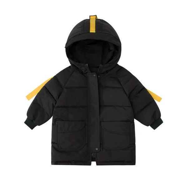 

autumn and winter new boy children's clothing jacket thick clothes cotton coat children's hoodie, Blue;gray