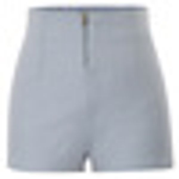 

summer womens solid color mini short pants zipper trouser high waist stretchy, White;black