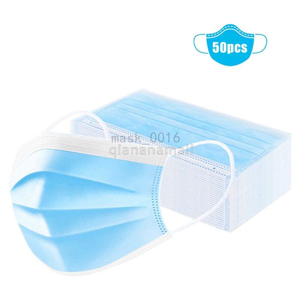 

masks earloop disposable 1pcs dust mouth blue masks cover 3ply non woven 1pcs dust mask soft breathable safety face masks in stock