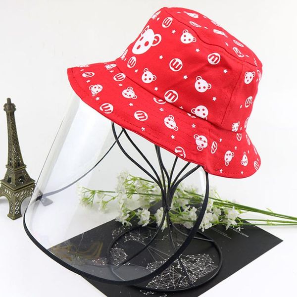 

dot печати защитный шлем пылезащитная крышка дети мальчики девочки рыбак съемной крышкой плоской верхней части складной ребенок шляпа солнца