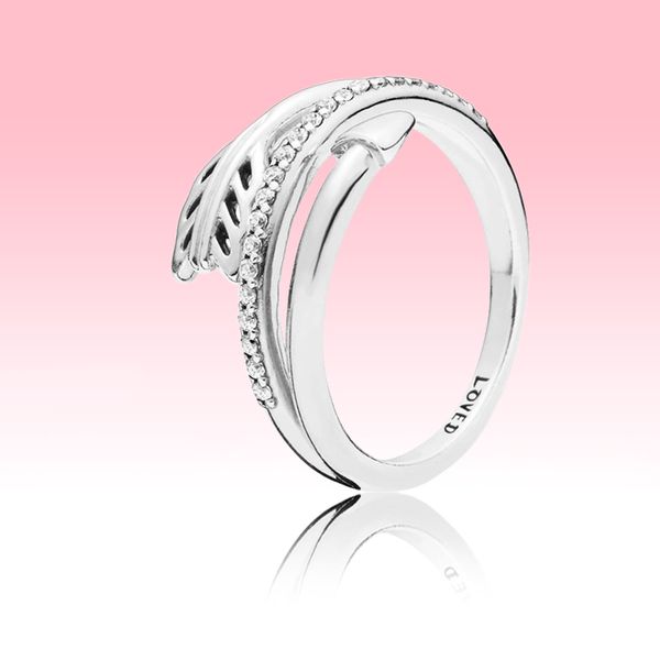 NOVITÀ Anello avvolgente con freccia Amante gioielli estivi per Pandora Anelli in argento sterling 925 con scatola originale per donna Uomo Coppia