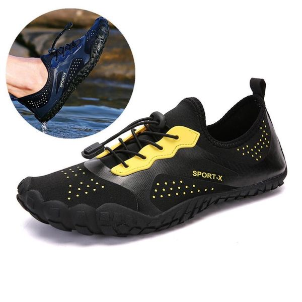

big size upstream shoes men women couples sea beach vacation wading gym barefoot reef elastic soft sole aqua sneakers 45 46 47