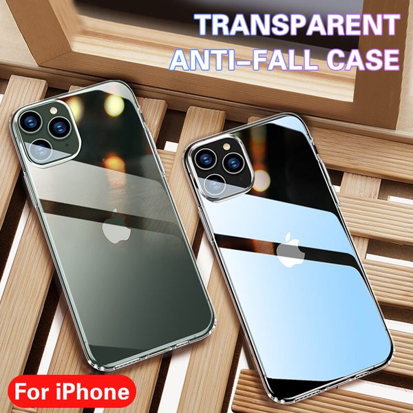 

ultra thin transparent silicone soft case for iphone 11 pro x xr xs max back cover on for iphone 6 6s 7 8 plus phone case coque