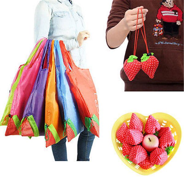 

large size nylon reusable foldable handy shopping bag tote pouch recycle storage handbags new eco shopping bag tote