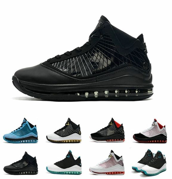 

2020 new james 7s red carpet all-star mens basketball shoes white black glass blue chilling 7 vii varsity designer sports sneakers us 7-12