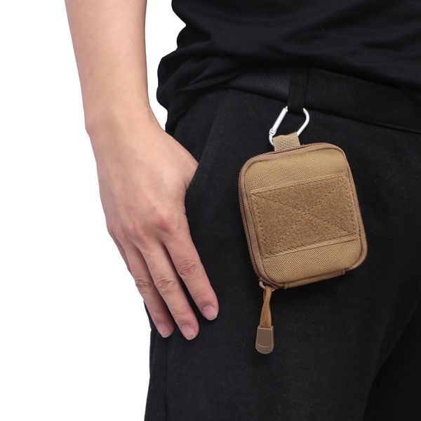 

1000d mini water bottle hanging bag folding water bottle bag molle small waist