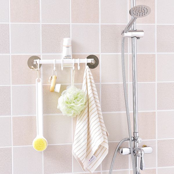 

simple strong sticky adhesive hook bathroom wall traceless nailless hook kitchen bathroom creative wall hangers sky