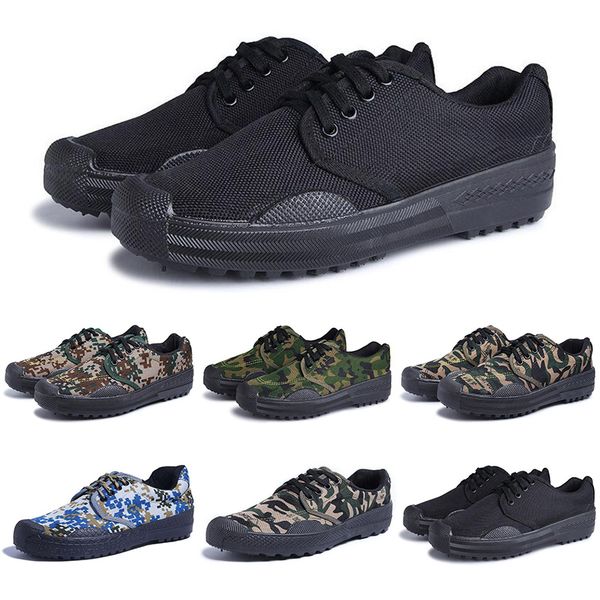 

canvas casual shoes men women camouflage military camping hiking navy blue non-slip runner mens trainers sneakers size 36-44 color5