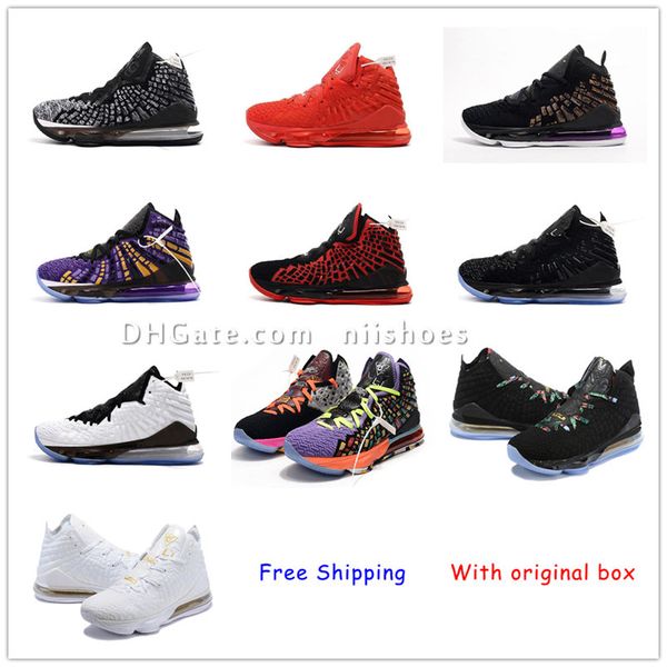 

ashes ghost lebron 17 xvii basketball shoes arrival sneakers 17s mens casual 17s king james sports shoes lbj us4-12 niish, Black