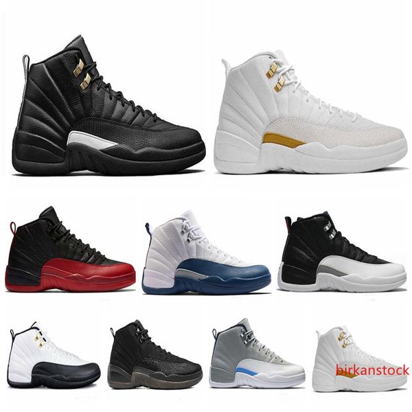 

12 12s mens basketball shoes sneakers ovo white gym red dark grey women basketball shoes taxi blue suede flu game cny mens shoes size 13