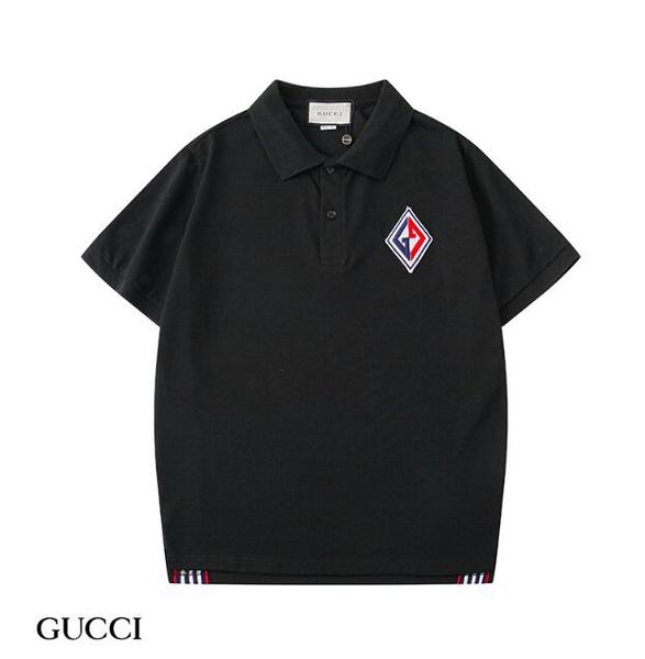 

new summer luxury italy t-shirt tee designer polo shirt men embroidery printing poloshirt fashion brand clothing casual polo shirt s-2xl, White
