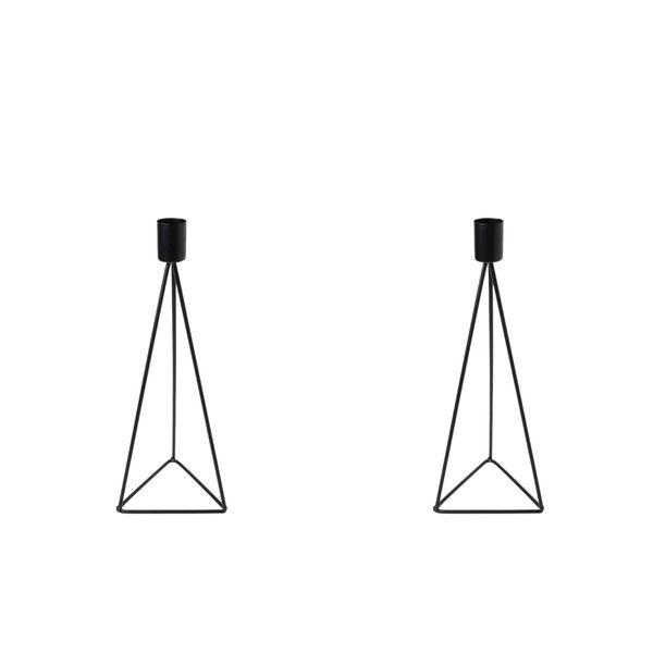 

2x candlestick geometric iron tealight candle for wedding centerpiece