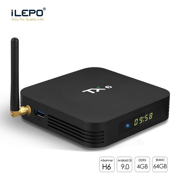 

TX6 Android 9.0 TV Box With Allwinner H6 Quad core 4GB 64GB Streaming tv box 2.4G/5G Wifi BT5.0