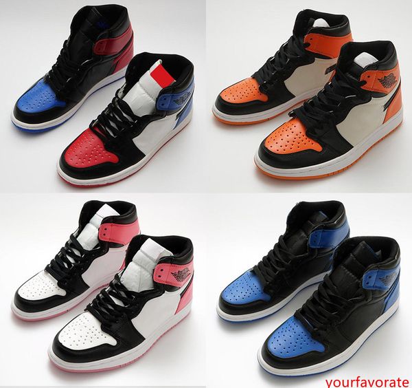 

mens basketball shoes 1 3 banned bred toe chicago og 1s game royal blue sneakers shattered backboard men retro sports designer