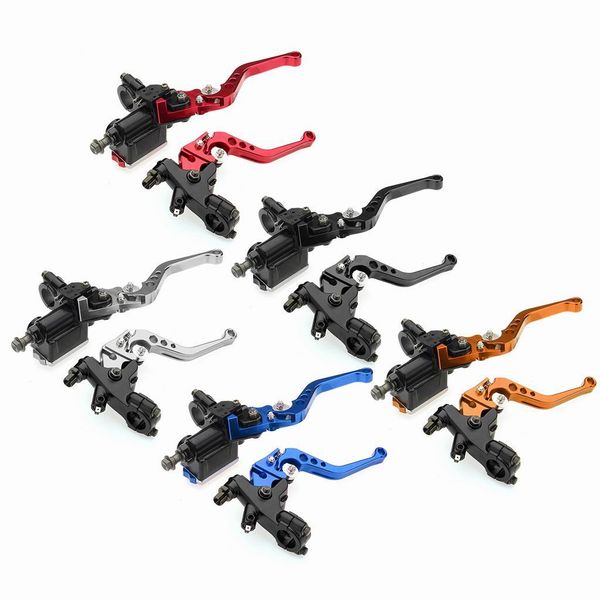 

7/8'' universal motorcycle brake levers master cylinder reservoir set for yamaha high class quality very durable