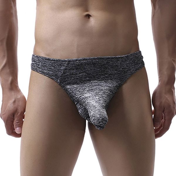 

new men's underwear in 2019 gun bullet separation large polyester quality air-permeable underwear, Black;white