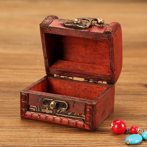 

jewelry box vintage wood handmade box with mini metal lock for storing jewelry treasure pearl handmade vintage retro storage