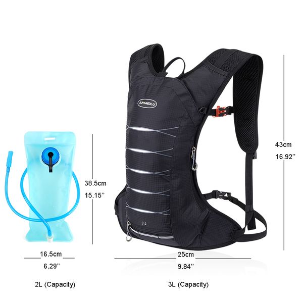 

lightweight bicycle hydration backpack waterproof camping backwater bag sports trail running marathon cycling backpack