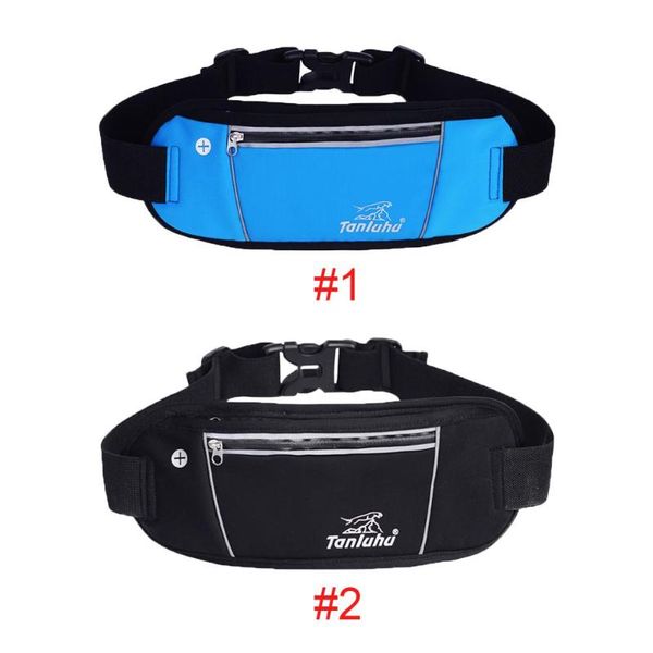 

outdoor sports waist bag nylon waterproof ultra-thin close-fitting bum bag