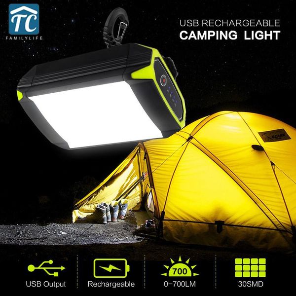 

portable lanterns 30 leds lantern camping light flasher mobile power bank tent usb port utdoor hanging lamp