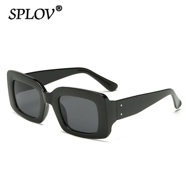 

2020 vintage retro small rectangular sunglasses men brand fashion leopard square frame sun glasses women uv400 shades, White;black