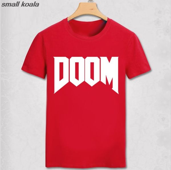 

summer new brand fashion doom t-shirt - all time great video game unoffical in mens 100% cotton man t shirt, White;black