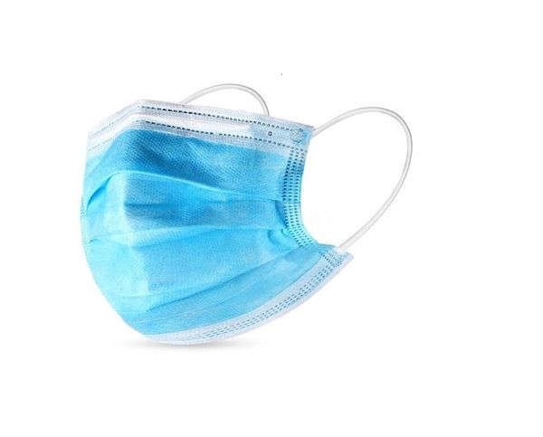 

dhl ship 2020 blue outdoor masks non woven prevent three layer filter breathable mouth mask masque 2bde
