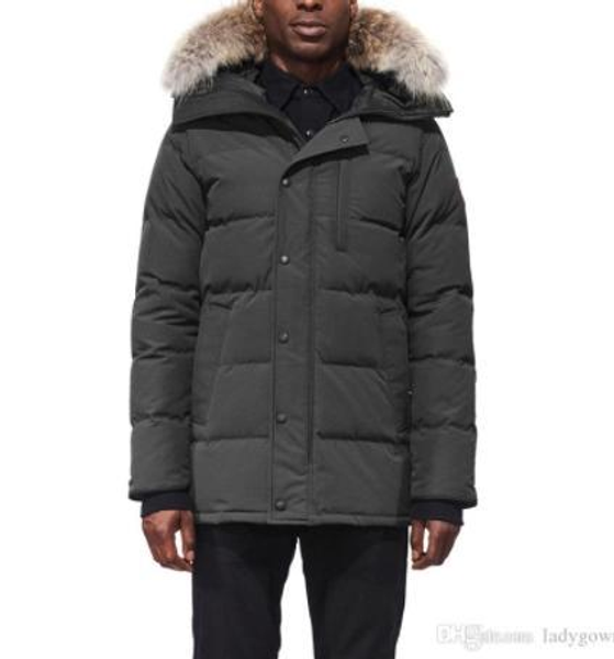 

2019 канада мужчины зима вниз ветровки hoodie black navy серый пиджак пальто зимы parka fur продажа с бесплатной доставкой outlet6e29 #, Black;red