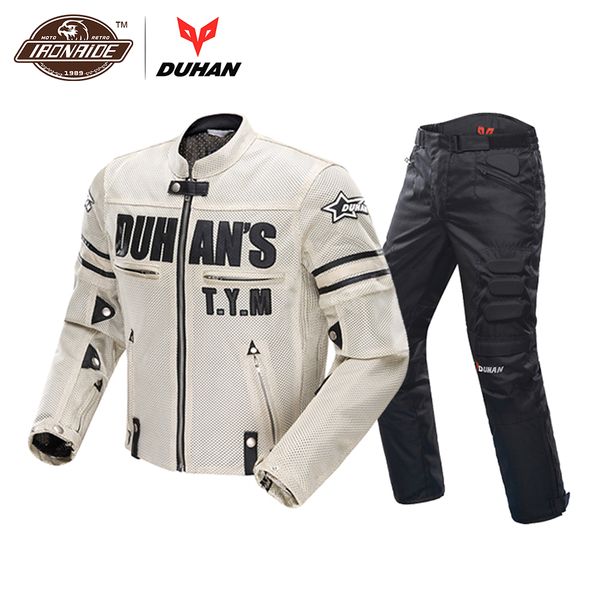 

duhan motorcycle jacket motocross suits jacket&pants moto jacket protective gear armor men motorcycle clothing