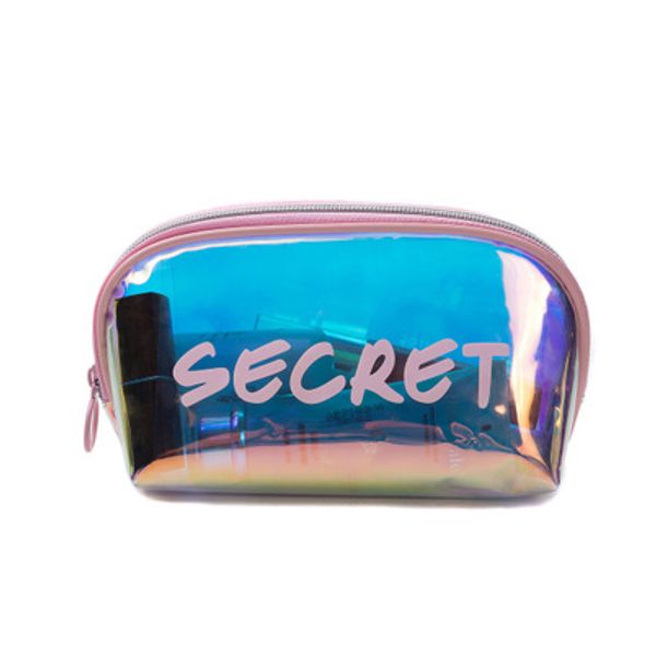 

womens fashion clutch laser letters print cosmetic bag girls travel storage bags for school&party in perspective 2020 new 3 styles luxry