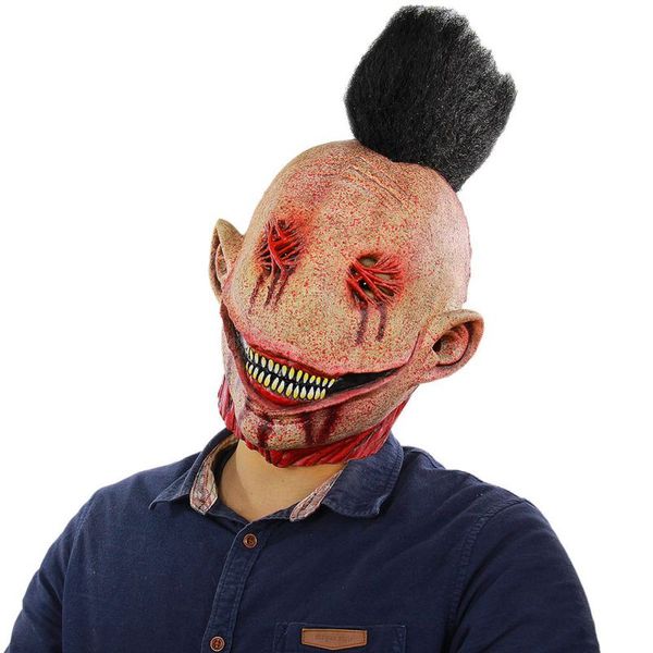 

pumpkin themen ornaments scary mask halloween simulation clown mask for halloween special holiday party decoration