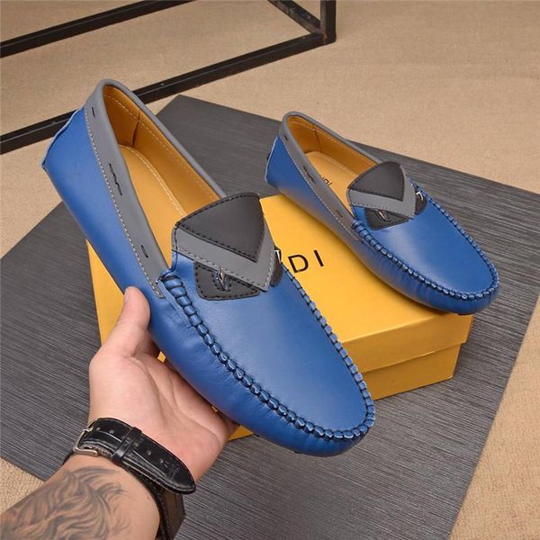 

iduzi luxury design mens formal shoes leather luxury men pointed toe dress shoes party wedding for male big size loafers men, Black