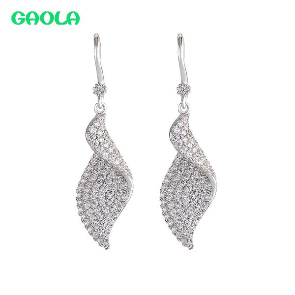 

gaola rotating pendant earrings bohemian pendant earrings personality fashion jewelry long banquet jewelry, Silver