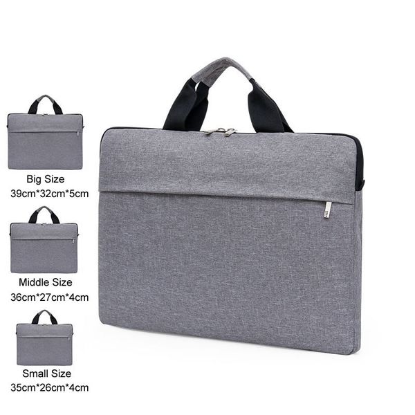 

большая емкость 14 15-дюймовый macbook pro laptop briefcase сумка сумка для мужчин женщин нейлон портфель офиса сумки бизнес компьютерные су