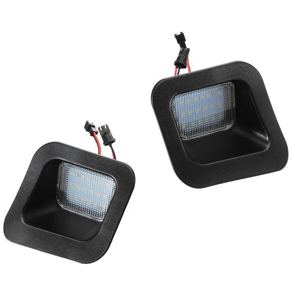 

pair led car license number plate lights for dodge 1500 2500 3500 2003-2015 auto white illumination licence plate light