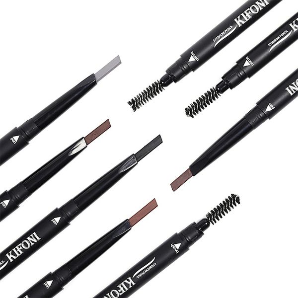 

5 color professional makeup automatic eyebrow pencil liner eye brow pen with brush cosmetic make up tools aq71