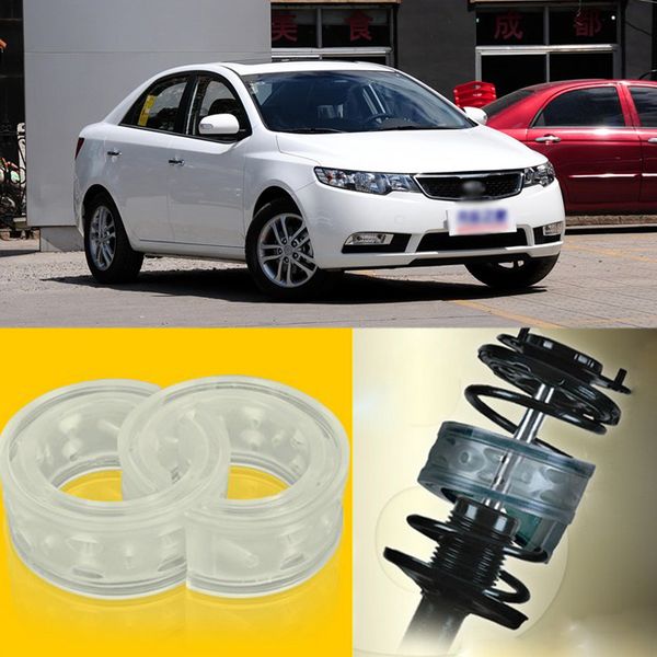 

2pcs power front /rear shock suspension cushion buffer spring bumper for kia forte