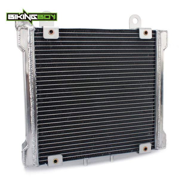 

bikingboy atv engine radiator cooling for can-am ds 650 x 04-07 05 06 ds 650 baja 02 03 04 water cooler 34mm alloy core polished
